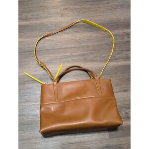 COACH Large Borough Shoulder Bag in Edgepaint Leather Brown – Style No. 30982